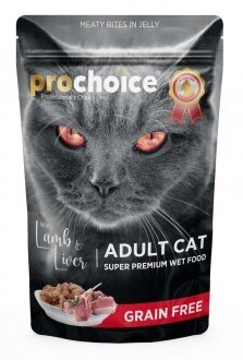 Pro Choice Pouch Kuzulu ve Ciğerli Tahılsız 85 gr Kedi Maması kullananlar yorumlar